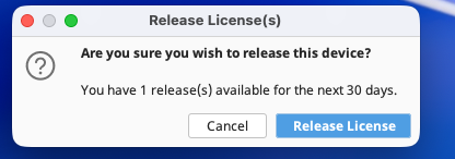 Geneious release confirmation