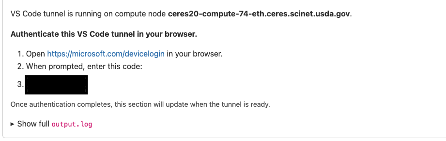 ood vs code tunnel app